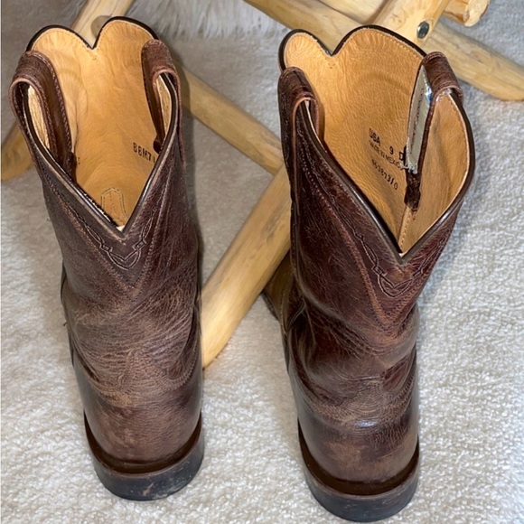 Cody James Western Cowboy Boots Roper Style - Picture 5 of 6